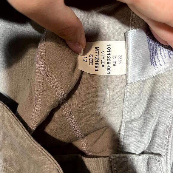 NYDJ Alina Convertible Ankle Jeans Gray Lift Tuck Size 12 Womens Mom Preppy - Picture 5 of 10